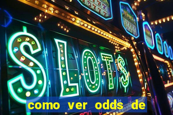 como ver odds de jogos passados